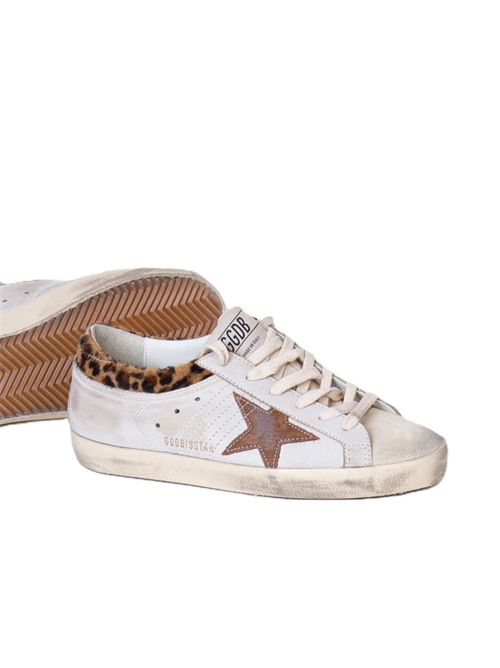 Sneakers Super Star white beige horsy leo Golden Goose | GWF01042.F008167.83260WHITE/BEIGE/SEEDPEARL/BEIGE